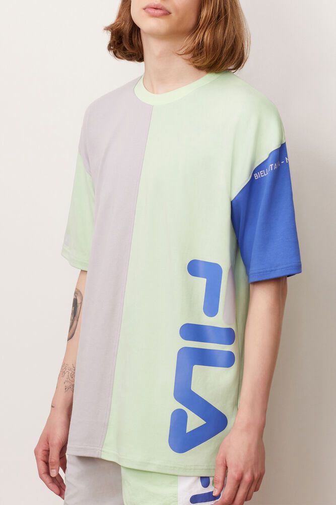 Fila Metis T-Shirt Green - Mens - 07843NQYL